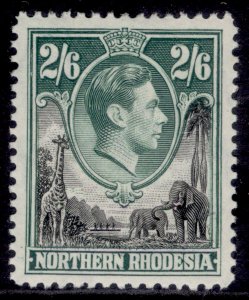 NORTHERN RHODESIA GVI SG41, 2s 6d black & green, M MINT. Cat £18.