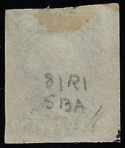 Scott #15 - $250.00 – F/VF-used – Manuscript cancel. Position 81L1.