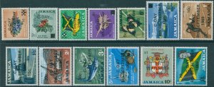 Jamaica 1969 SG280-286 Decimal Currency surcharges set MNH