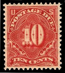 US.#J42  .10c US. POSTAGE DUE ISSUE OF 1895 - MOGNH - XF - $500.00 (ESP#6638)