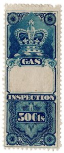 (I.B) Canada Revenue : Gas Inspection 50c (no control)