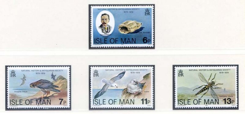 1979 Isle of Man SG144/147 Natural History Set Unmounted Mint