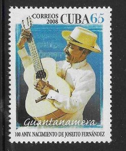 Cuba 2008 Music Musician Sc 4847 MNH A3553