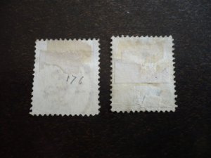 Stamps - Victoria - Scott# 162,164 - Used Part Set of 2 Stamps