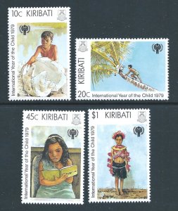 Kiribati #345-8 NH International Year of the Child