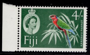 FIJI QEII SG321, 4s red, yellow-green, blue & green, NH MINT.