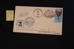 Scott US 2032 on commemorative cover Chesapeake VA (#951)