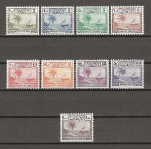 MALDIVES 1950 SG 21/9 MNH