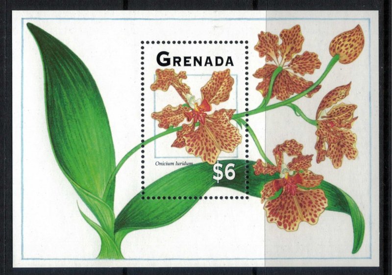 Grenada #2345-6* NH  CV $12.00  Orchid Souvenir sheets