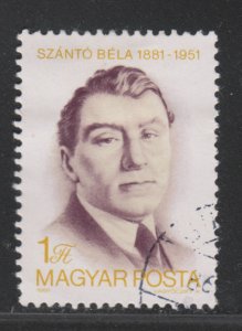 Hungary 2676 Bela Szanto 1981