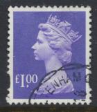 GB Machin £1   SG Y1743 SC# MH237  Used  1995 issue High value   see details