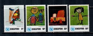 Singapore #218-221  Mint  Scott $6.10