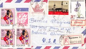 Poland Cover Lot 1960's-1970's Family Correspondence to USA