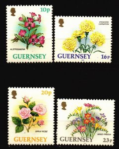 Guernsey Unused NH Scott 485 - 488