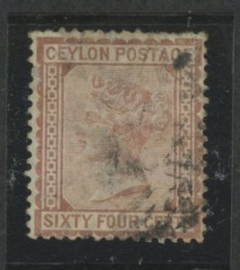 Ceylon #72 Used
