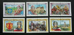 Tuvalu Leaders Of The World 1984 Kingdom King Queen Royal Empire (stamp) MNH