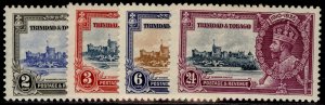 TRINIDAD & TOBAGO GV SG239-242, 1935 SILVER JUBILEE set, M MINT. Cat £16. 