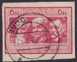 Poland 1947 SG588b Used imperf