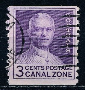 Canal Zone #153 Single Used