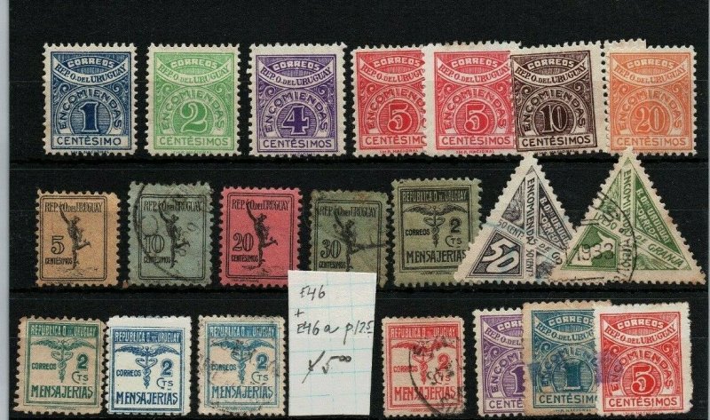 Uruguay BOB stamp collection fair complete Parcel part II Mint & used high value