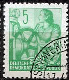 Germany DDR; 1953: Sc. # 156:  Used CTO No Signature Single Stamp +