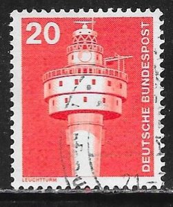 Germany 1172: 20pf Old Weser Lighthouse, used, VF