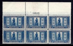 619 Mint,OG,NH... Plate Block of 6... SCV $275.00