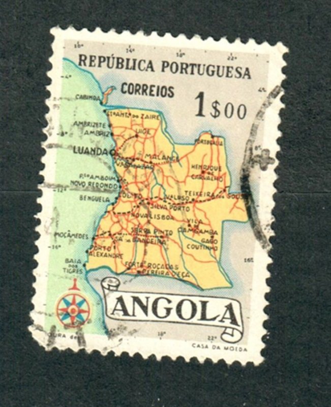 Angola #389 used Single