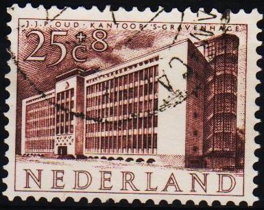 Netherlands. 1955 25c+8c S.G.814 Fine Used