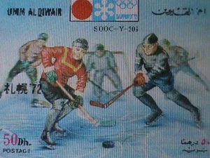 ​UM-AL QIWAIN STAMP-1972- OLYMPIC GAME MUNICH'72 - AIRMAIL- 3-D STAMP MNH #5