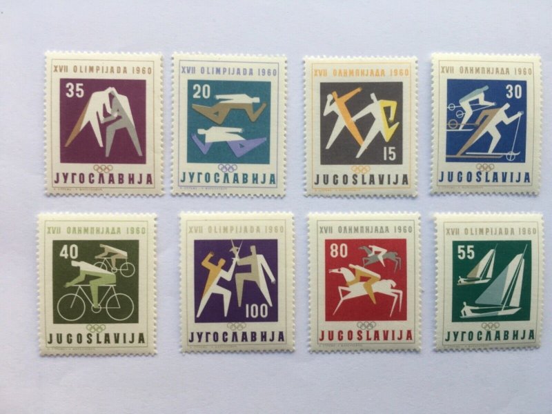 Yugoslavia 1960 Summer Olympics Rome Mi.909/916 MNH