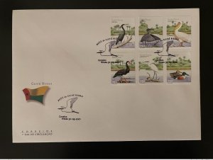 2001 Guinea-Bissau Mi. 1995 - 2000 FDC Birds Birds Birds Birds Wildlife-