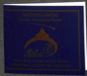 Vatican 2021, Christmas booklet, MNH