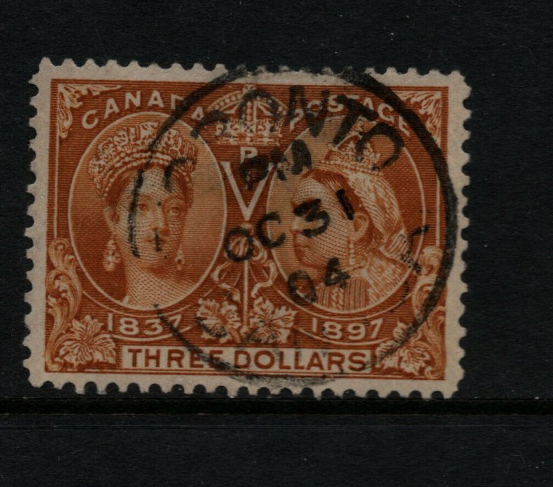 Canada #63 Extra Fine Used With Ideal Toronto Oct 31 1904 **With Certificate**