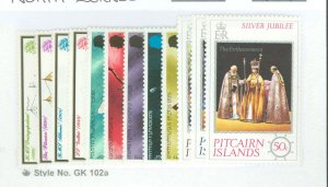 Pitcairn Islands #147/162  Single (Complete Set)