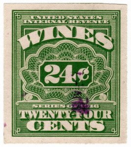 (I.B) US Revenue : Wines Duty 24c (1916) 