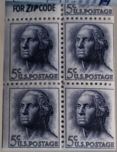 US Stamps # 1213a MNH F/VF Booklet 112 Slogan I Scott Value $90.00