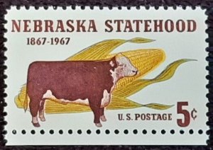 US Scott # 1328; MNH, og; Nebraska issue ,1967; VF