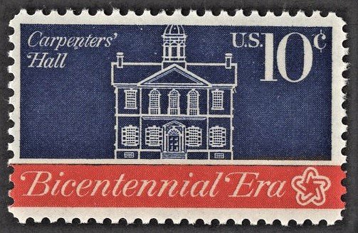 US 1543 MNH VF 10 Cent Carpenters' Hall