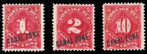 CANAL ZONE J1-3  Mint (ID # 111184)