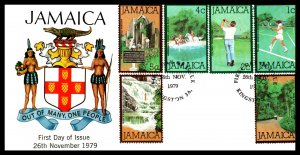 Jamaica 465-470 U/A FDC