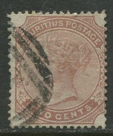 Mauritius - Scott 59 - QV Definitive-1879 - FU - Single 1c Stamp