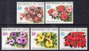 Mali 162-166 Flowers MNH VF