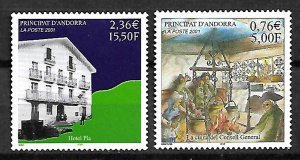 ANDORRA STAMPS. 2001, MNH