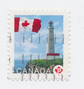 Canada 2007 Scott 2251 used, Flag Lighthouse Cap-des-Rosiers