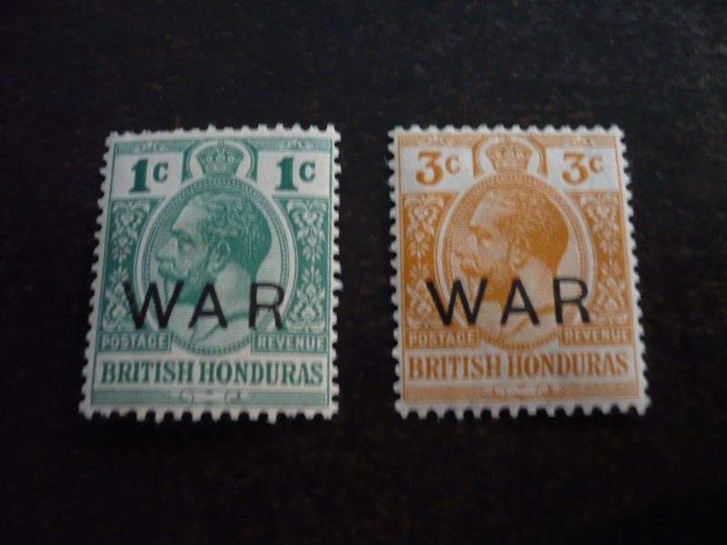 Stamps - British Honduras - Scott# MR4-MR5 - Mint Hinged Set of 2 Stamps