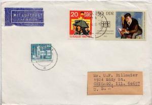 Germany D.D.R., Airmail, Art, Military Related