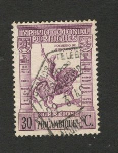 MOZAMBIQUE - PORTUGAL -USED STAMP,  30 C - HORSE -1938.