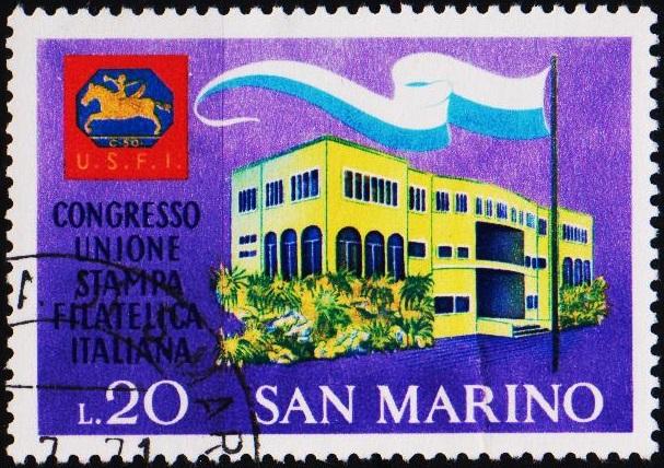 San Marino.1971 20L S.G.910 Fine Used