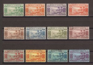 NEW HEBRIDES 1938 SG F53/F64 USED